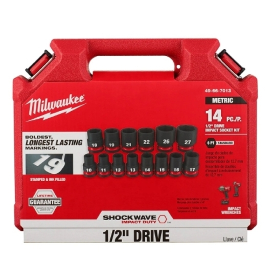 Bộ đầu khẩu 14pcs 49-66-7013 Milwaukee
