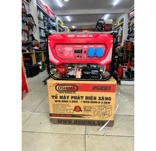 Máy phát điện chạy xăng MPD3000D 3KW - có đề