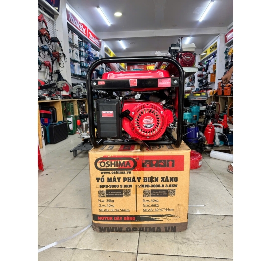 Máy phát điện chạy xăng MPD3000D 3KW - có đề