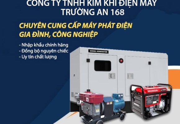 Mua máy phát điện chất lượng ở đâu tại An Giang? Gợi ý địa chỉ uy tín cho bà con
